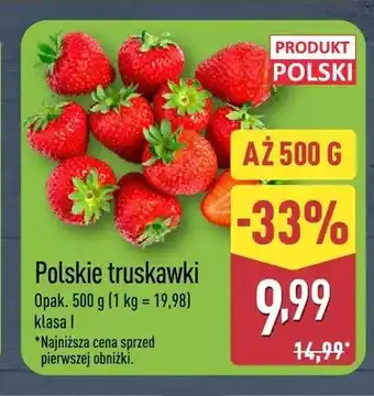 ALDI Truskawki polskie oferta