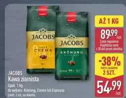 ALDI Kawa ziarnista JACOBS Crema oferta