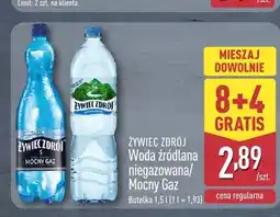 ALDI Woda źródlana niegazowana ŻYWIEC ZDRÓJ oferta
