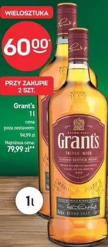 Żabka Grant's Triple Wood Blended Scotch Whisky oferta