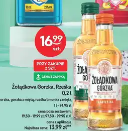 Żabka Żołądkowa Gorzka, Rześka oferta