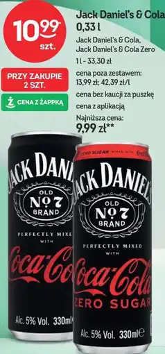 Żabka Jack Daniel's & Cola oferta