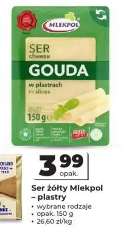 Odido Ser żółty Mlekpol - plastry oferta
