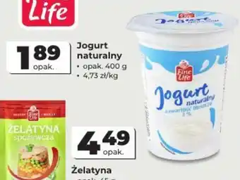 Odido Jogurt naturalny Fine Life oferta