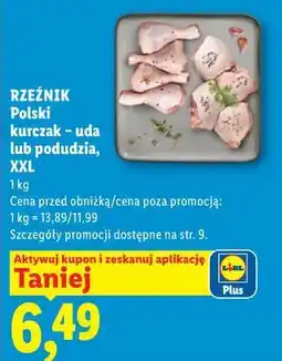 Lidl Rzeźnik Polski kurczak - uda lub podudzia, XXL oferta