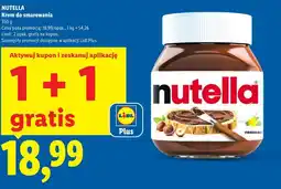 Lidl Nutella Krem do smarowania oferta