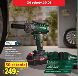 Lidl PARKSIDE Akumulatorowy klucz udarowy, 20 V oferta