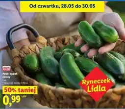 Lidl Ryneczek Lidla Polski ogórek zielony oferta