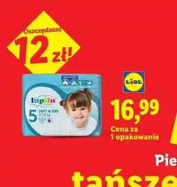 Lidl Pieluchy 5 Lupilu Soft & Dry oferta