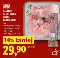 Lidl Rzeźnik Polski królik - tuszka z podrobami oferta