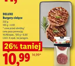Lidl DELUXE Burgery cielęce oferta