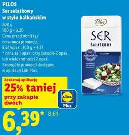 Lidl Pilos Ser sałatkowy w stylu bałkańskim oferta