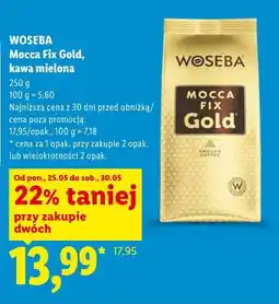 Lidl WOSEBA Mocca Fix Gold, kawa mielona oferta