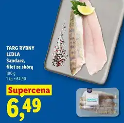 Lidl TARG RYBNY LIDLA Sandacz, filet ze skórą oferta