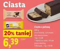 Lidl Ciasto z polewą oferta