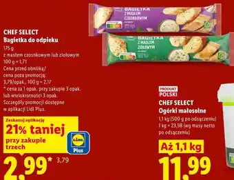 Lidl CHEF SELECT Bagietka do odpieku oferta