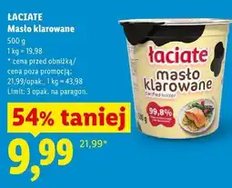 Lidl Łaciate Masło klarowane oferta