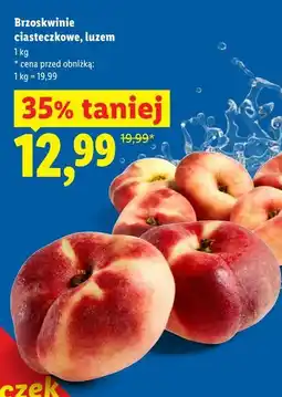 Lidl Brzoskwinie ciasteczkowe, luzem oferta