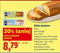 Lidl Babka piaskowa oferta
