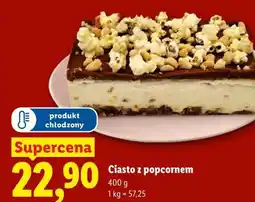 Lidl Ciasto z popcornem oferta