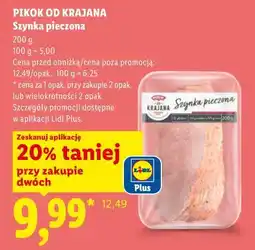 Lidl PIKOK OD KRAJANA Szynka pieczona oferta