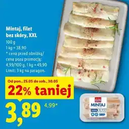 Lidl Mintaj, filet bez skóry, XXL oferta