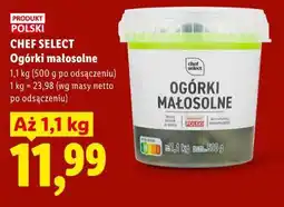 Lidl CHEF SELECT Ogórki małosolne oferta