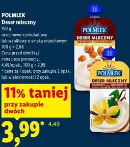 Lidl Polmlek Deser mleczny oferta