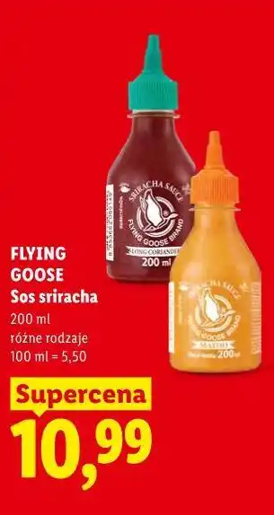 Lidl FLYING GOOSE Sos sriracha oferta