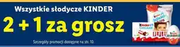 Lidl Wszystkie słodycze KINDER oferta