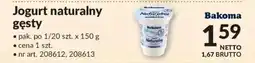 Makro Bakoma Jogurt naturalny gęsty oferta