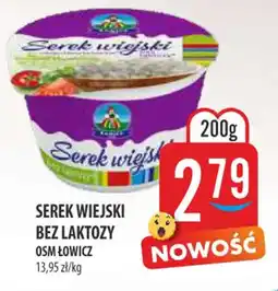 MOKPOL Osm Łowicz Serek wiejski bez laktozy oferta