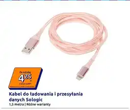 Action Kabel do ładowania i przesyłania danych Sologic 1,5 metra oferta