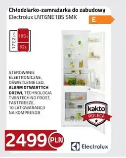 Kakto Chłodziarko zamrażarka Electrolux oferta