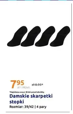 Action Damskie skarpetki stopki 39/42 4-pak oferta