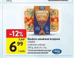 Intermarche Śledzie smakiem krojone LISNER oferta