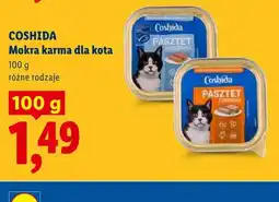 Lidl Mokra karma dla kota Coshida Pasztet oferta