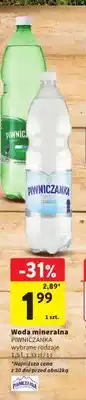 Intermarche Woda mineralna PIWNICZANKA oferta