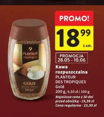 Intermarche Kawa rozpuszczalna PLANTEUR DES TROPIQUES Gold oferta