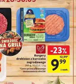Intermarche Burgery drobiowe z kurczaka zagrodowego Zagrodowy oferta