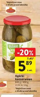 Intermarche Ogórki konserwowe oferta