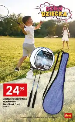 Twój Market Zestaw do badmintona w pokrowcu Max Sport WIEK 3+ oferta