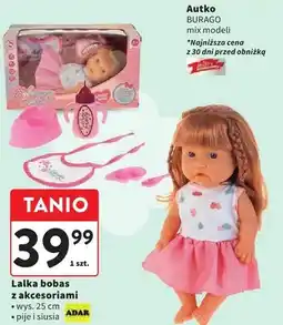 Intermarche Lalka bobas z akcesoriami wys. 25cm pije i siusia oferta