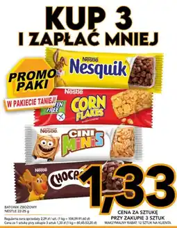 Kupiec Batonik zbożowy Nestlé Cini Minis oferta