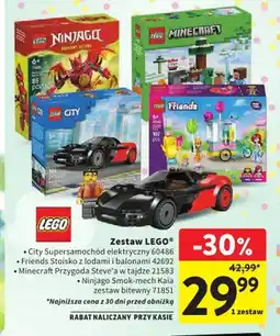 Intermarche Zestaw LEGO City Supersamochód elektryczny 60486 oferta