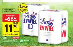 Intermarche Piwo bezalkoholowe Żywiec 0.0% 4-pak oferta