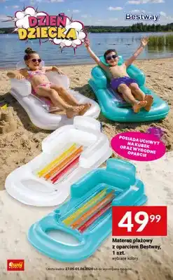Materac plażowy z oparciem Bestway