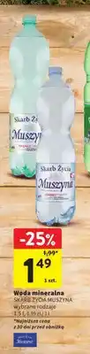 Intermarche Woda mineralna SKARB ŻYCIA MUSZYNA oferta