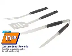 Action Zestaw do grillowania łopatka, szczypce i widelec ze stali nierdzewnej oferta