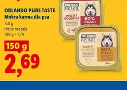 Lidl Mokra karma dla psa Orlando Pure Taste Pasztet Wołowina oferta